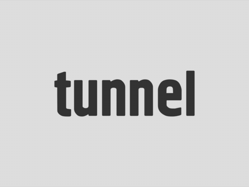 Tunnel / Word as Image after effects animation creative gif train tunnel word as image