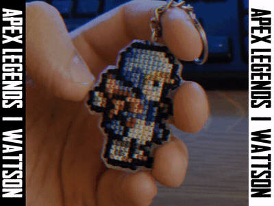 Wattson | Apex Legends after effects animation apex legends augmented reality creative cross stitch gif motion wattson