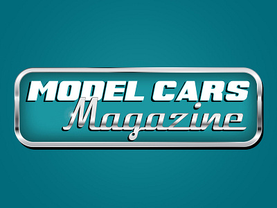 Model Car Magazine Logo Rebrand car logo magazine model nostalgia rebrand