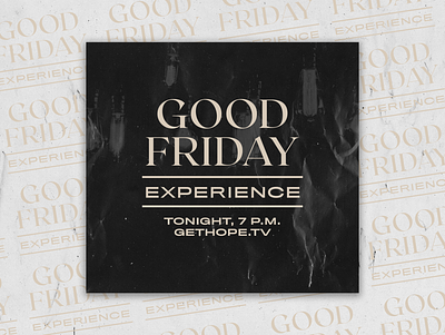 Good Friday Experience // V. 2 branding design good friday logo logo design pattern photoshop typography