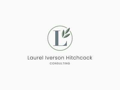 Laurel Iverson Hitchcock Consulting Logo brand branding consulting cool colors development growth icon logo logo design logo design branding symbol typography