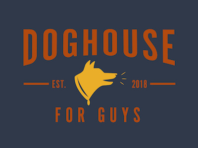 Doghouse for Guys logo design branding graphicdesign identity logo packaging