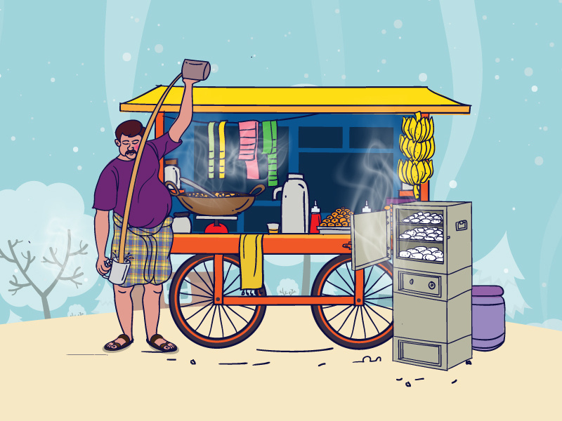 Traditional Indian roadside shops by Axlr Data on Dribbble