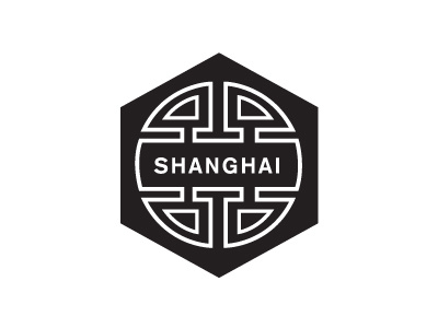 Shanghai badge branding cigars identity logo mark sensado shanghai