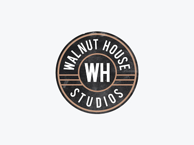 Walnut House Studios branding h house identity logo recording seal studio w walnut