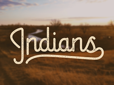 Indians design hand lettering indians ink lettering smoke signal dsgn texture typography