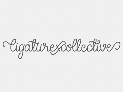 Ligature Collective collective design hand lettering lettering ligature script texture type typography