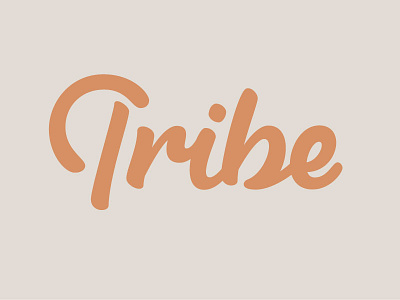 Tribe design hand lettering lettering letters script