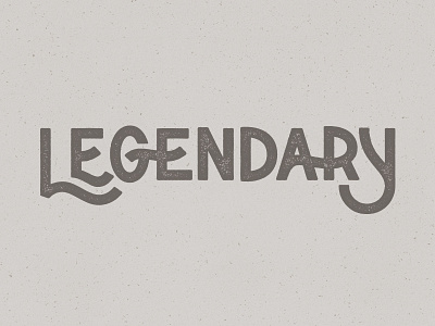 Legendary custom type hand drawn hand lettering lettering logotype smoke signal dsgn texture type