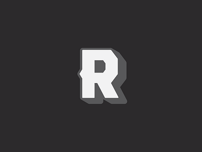 R font hand lettering lettering r type typeface typography varsity