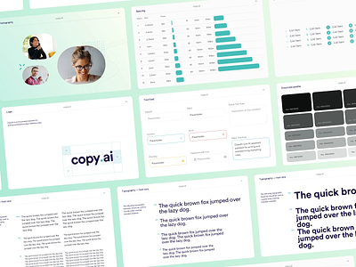 Copy.ai - Brand Guidelines banaga brand guide brand strategy branding copy copy writing copy.ai discovery logo marketing product design slide text typography ui ux ux design visual identity