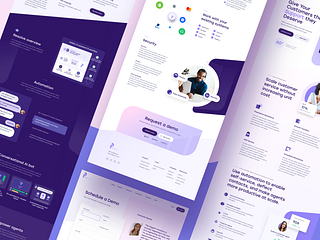 Percept.ai - Homepage & Product Page by Alex Banaga on Dribbble