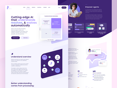 Percept.ai - Homepage & Product Page by Alex Banaga on Dribbble