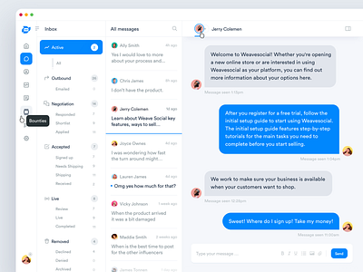 Weave - Chat Ui By Alex Banaga On Dribbble