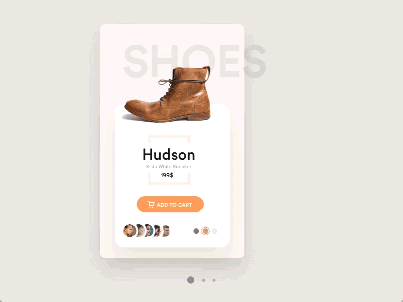 Ecommerce Mobile Swipe