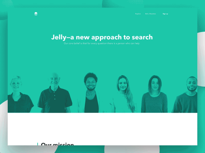 Jelly Company Page ask biz bono company dorsey floating investors jelly map mission search williams