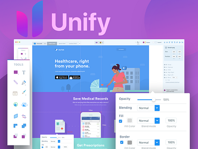 Unify - Personal Tool I Want Made ai code coding design tool development photoshop sketch tools