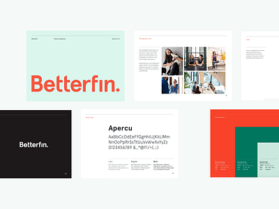 Betterfin Branding Preview betterfin design expercience idea interface landing logo page ui website