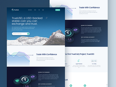 TrueUSD Landing Page