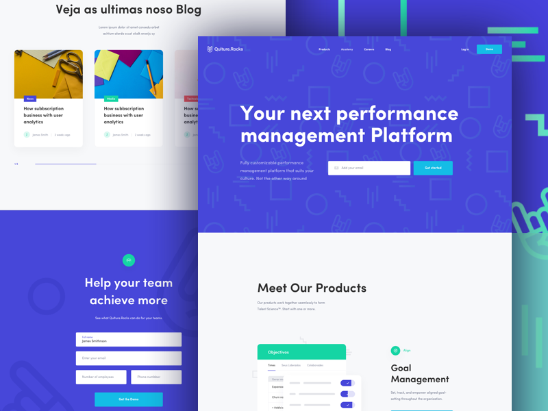 Qulture Rocks Landing Page Preview by Alex Banaga on Dribbble
