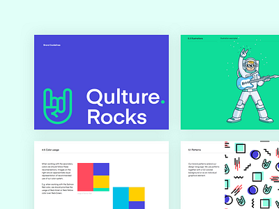 Qulture Rocks Branding Pages