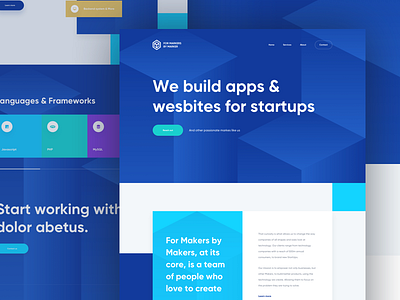 FMBM Website Preview create design fmbm framework idea interface maker startups ui website