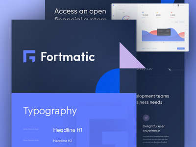 Fortmatic Case Study apparel buttons links colors crypto design fonts fortmatic langing page palette pattern theme typography
