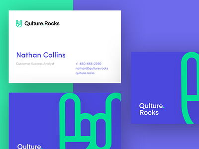 Qulture Rocks Business Cards art business business card card design identity information layout qulturerocks