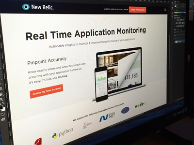 New Relic Landing Page