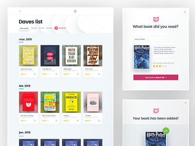 BookClub Product and OnBoarding Ui