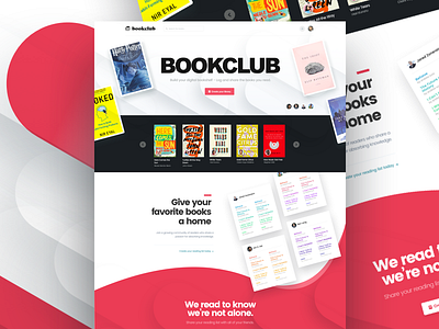 BookClub Landing Page