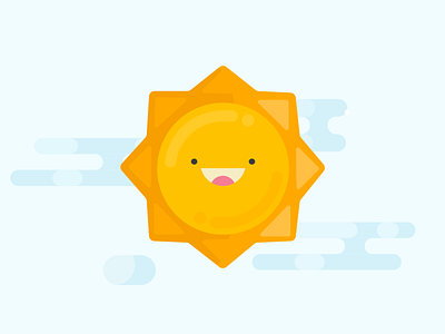 Sun Placeholder Icon drawing icon iconography identity smile sun placeholder sunny yellow