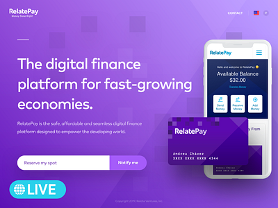 RelatePay Coming Soon Page is Live!