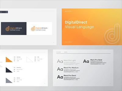 Digital Direct Style Guide design digitaldirect font guide interface landing page language style typography ui website