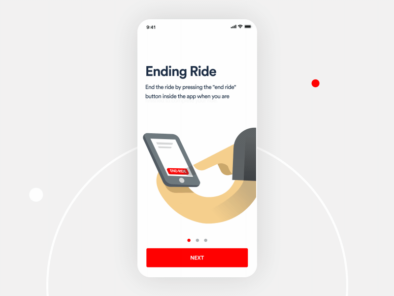 Onboarding experience for Shared - Extended app apple lime bike micro bikes microbike onboarding parking rules scoot scooter app scooters shared