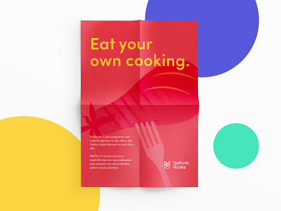 Qulture.Rocks Poster alex banaga branding colors eat your own cooking poster qulture qulturerocks