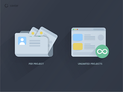 Caviar Icons caviar design icons identiy interface project ui unlimited ux