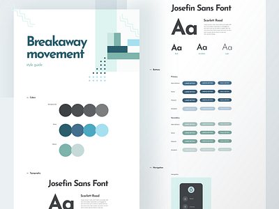 Breakaway Movement Style Guide Preview