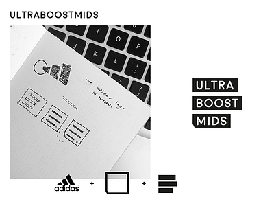 Ultra Boost Mid | logo & process