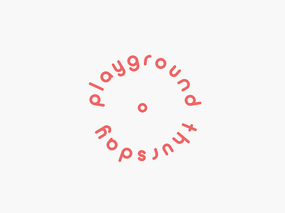 Logo concept | Playground thursday illustrator logo music type