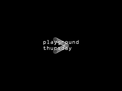 Logo design | Playground Thursday design illustration illustrator interactive logo typography