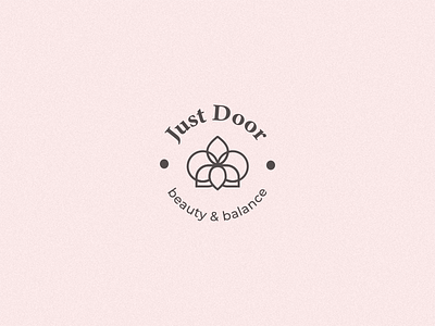 Just Door | Logo design balance beauty salon illustration logo logo design type