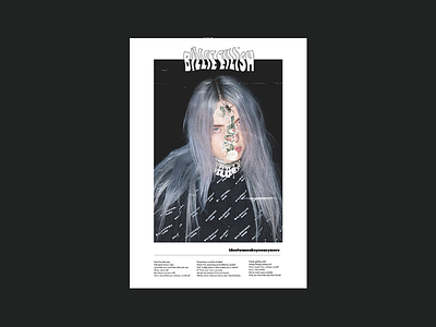 Poster day 2 | Billie Eilish artist billie eilish music photoshop poster poster series visual
