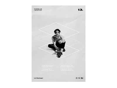 Poster day 13 - YUNGBLUD photoshop poster poster a day poster collection textual type visual yungblud