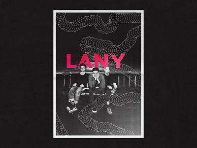 Poster LANY band design lany music poster
