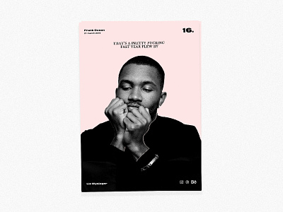 Poster day 16 - Frank Ocean