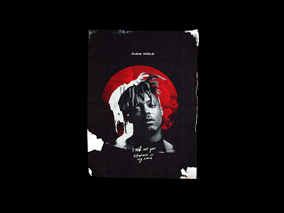 Juice WRLD | RIP art juice logo juice wrld photoshop poster design visual