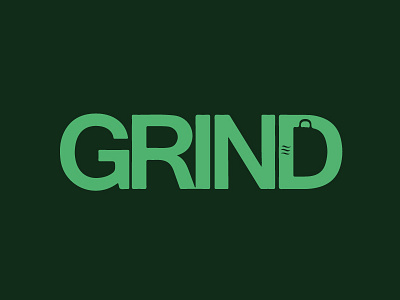 Grind branding design logo