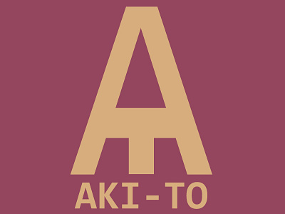 Akito branding design logo