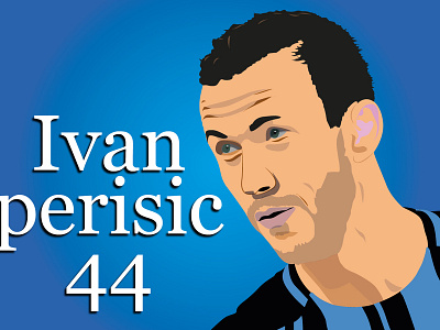 Ivan Perisic design illustration vector vector art